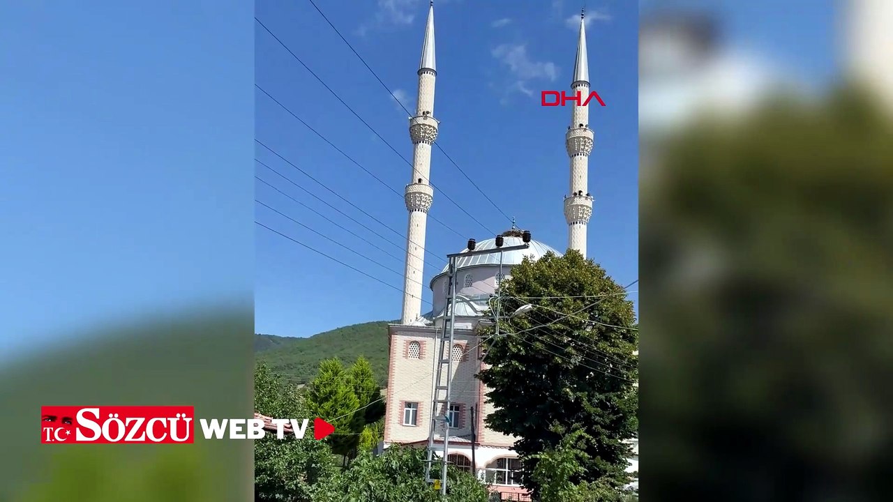 Muhtarlık anons sistemindeki tadilat sırasında...