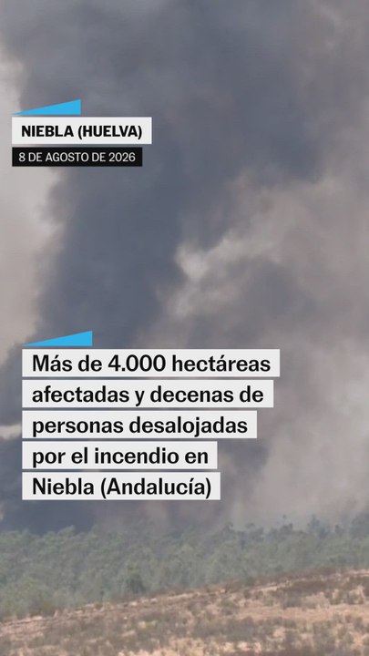 NO USAR | Las imágenes de los incendios de Niebla (Huelva) y Castellón