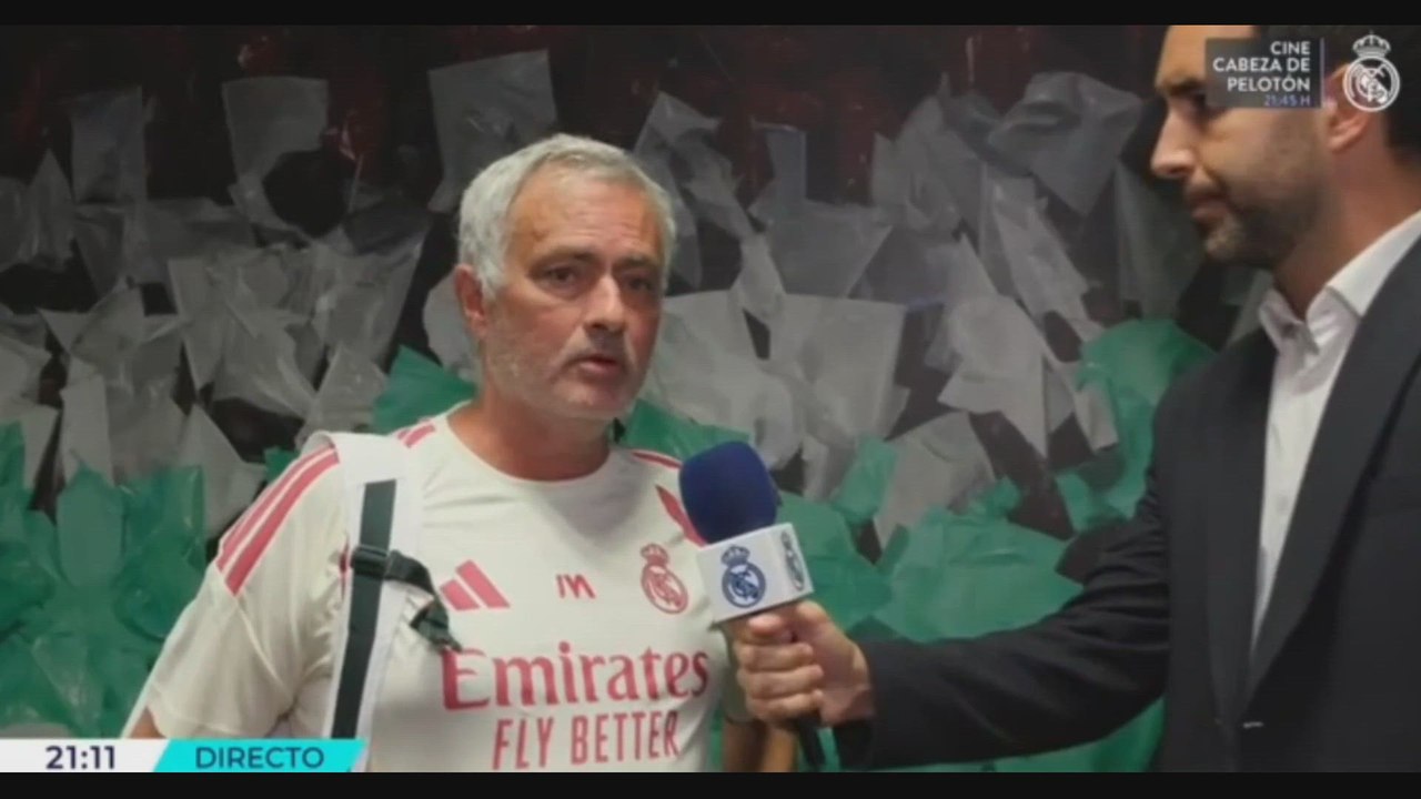 Mourinho analiza la victoria del Real Madrid en el amistoso ante el Fernecvaros