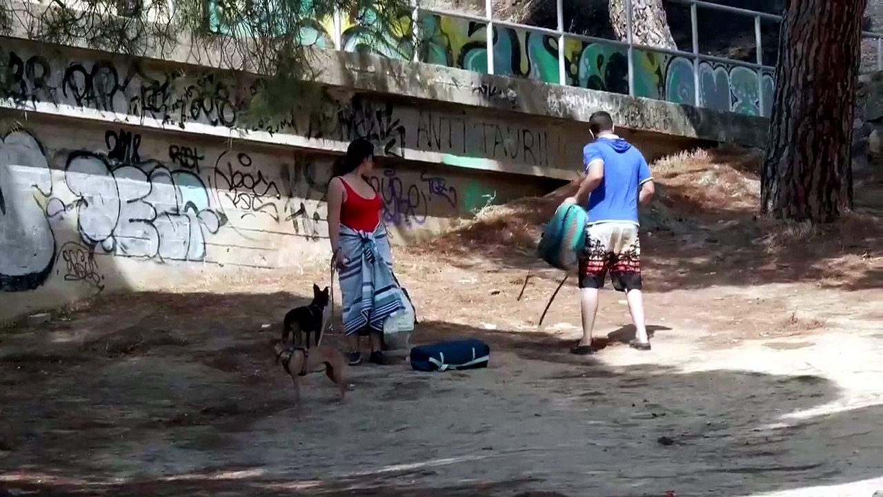 Vuelven los primeros bañistas al Pantano de San Juan tras el incendio