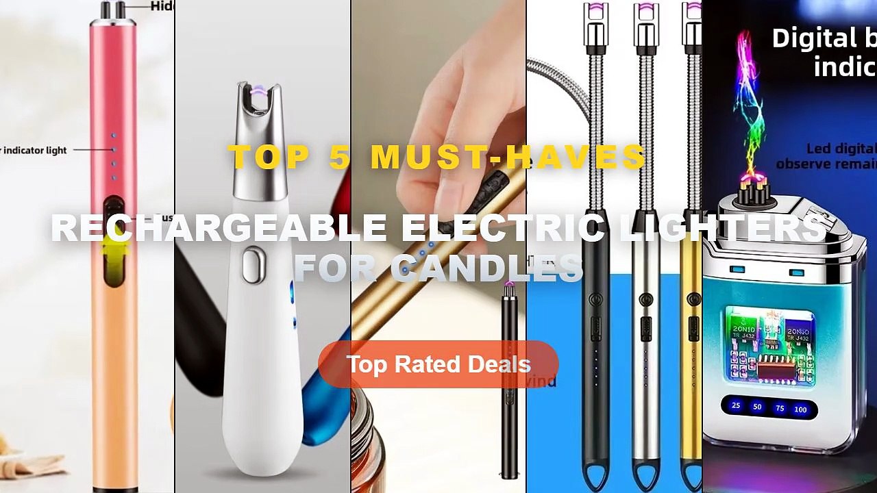 Amazing Rechargeable Electric Lighters For Cand...