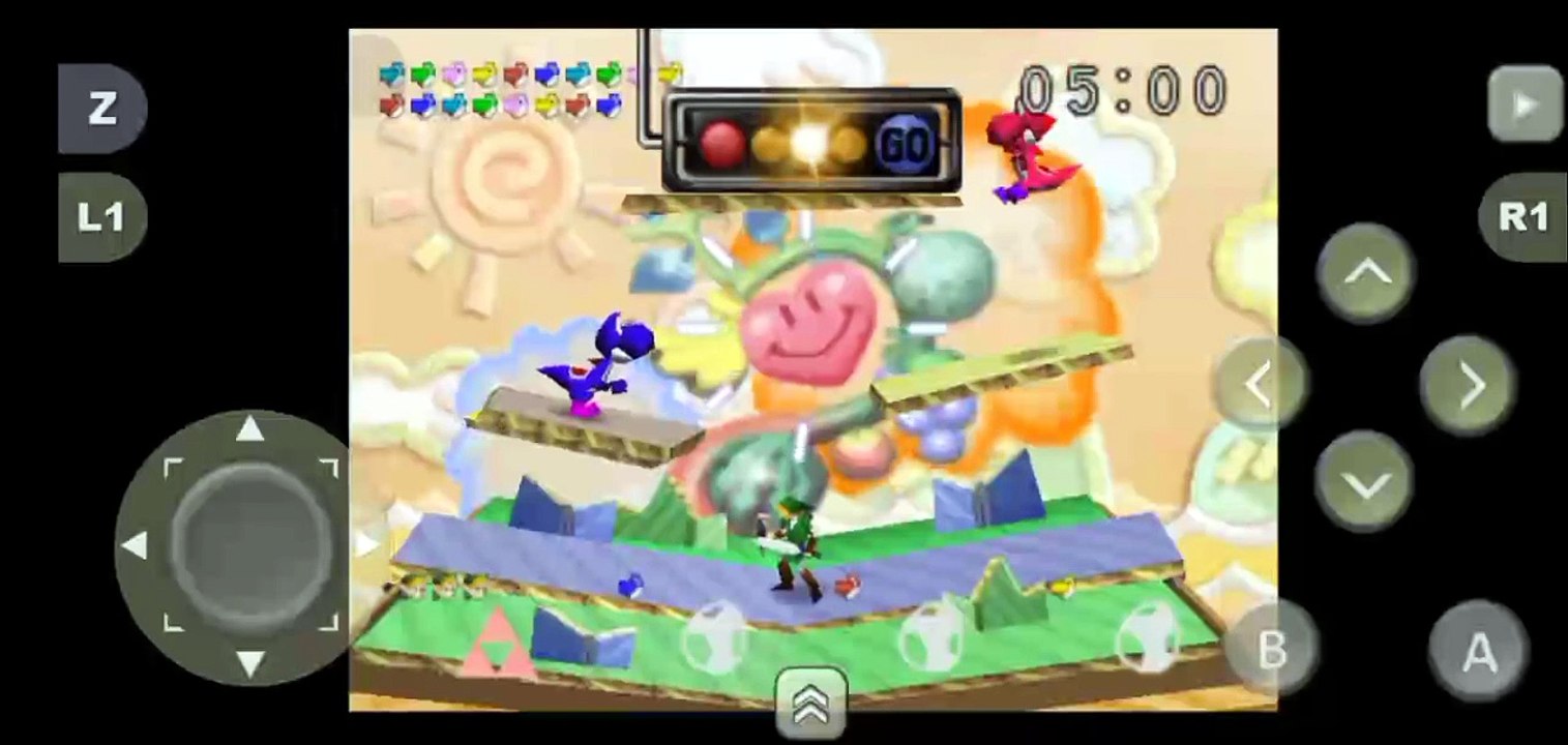 Super Smash Bros. (USA) - gameplay N64 Platformer Fighting game Crossover