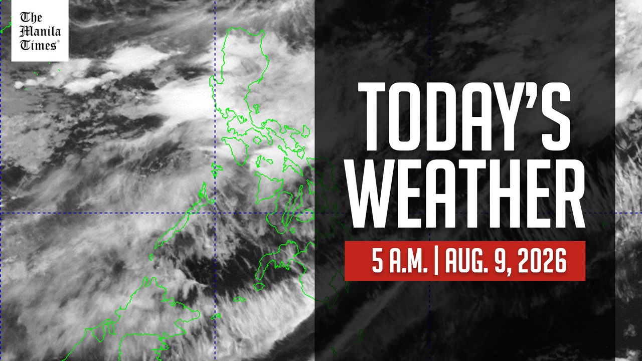Today's Weather, 5 A.M. | Aug. 9, 2026