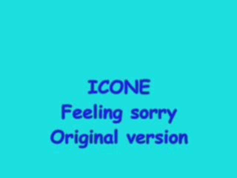 Icone  feeling sorry  original version
