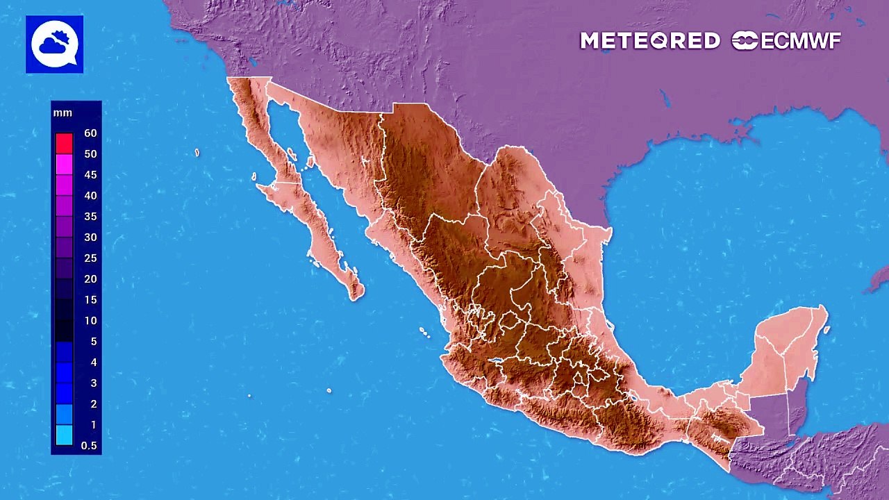 Domingo con fuertes tormentas y lluvias, así como calor en México