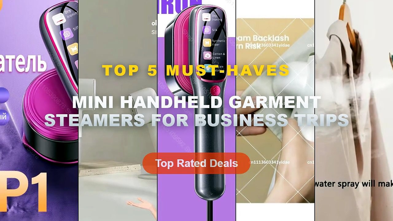 Don't Buy Mini Handheld Garment Steamers For Business Trips Before Watching This! - Mini Portable Steam Iron Travel Garm...
