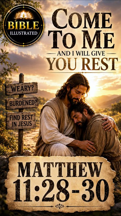 Are You Tired? Jesus Says, “Come to Me” | Matthew 11:28–30