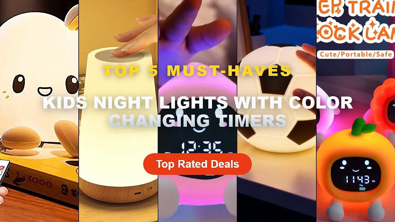 Amazing Kids Night Lights With Color Changing T...
