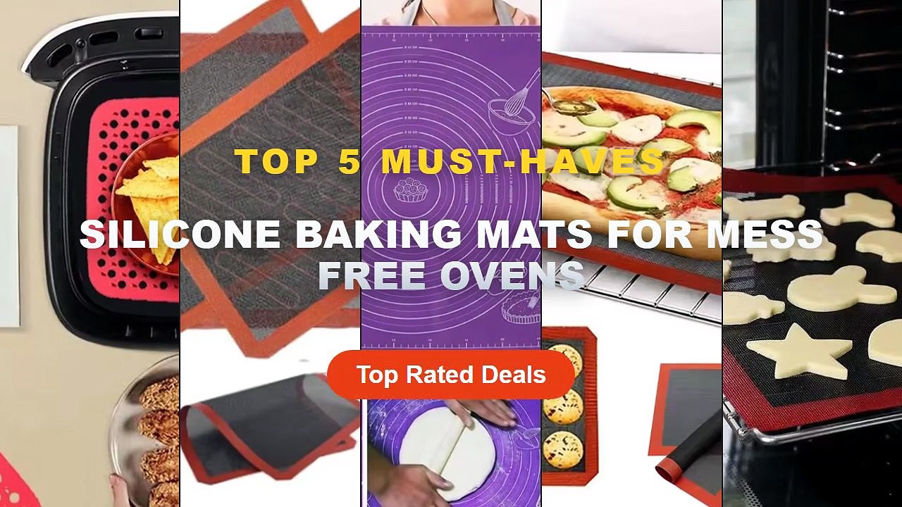 Cheap & Best Silicone Baking Mats For Mess Free Ovens Unboxing & Review