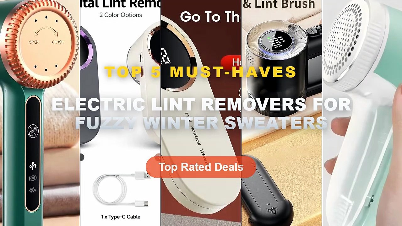 Ultimate Guide to the Best Electric Lint Removers For Fuzzy Winter Sweaters