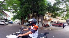 Mapagmahal Street corner Matipuno Street in Diliman, Quezon City in the Philippines