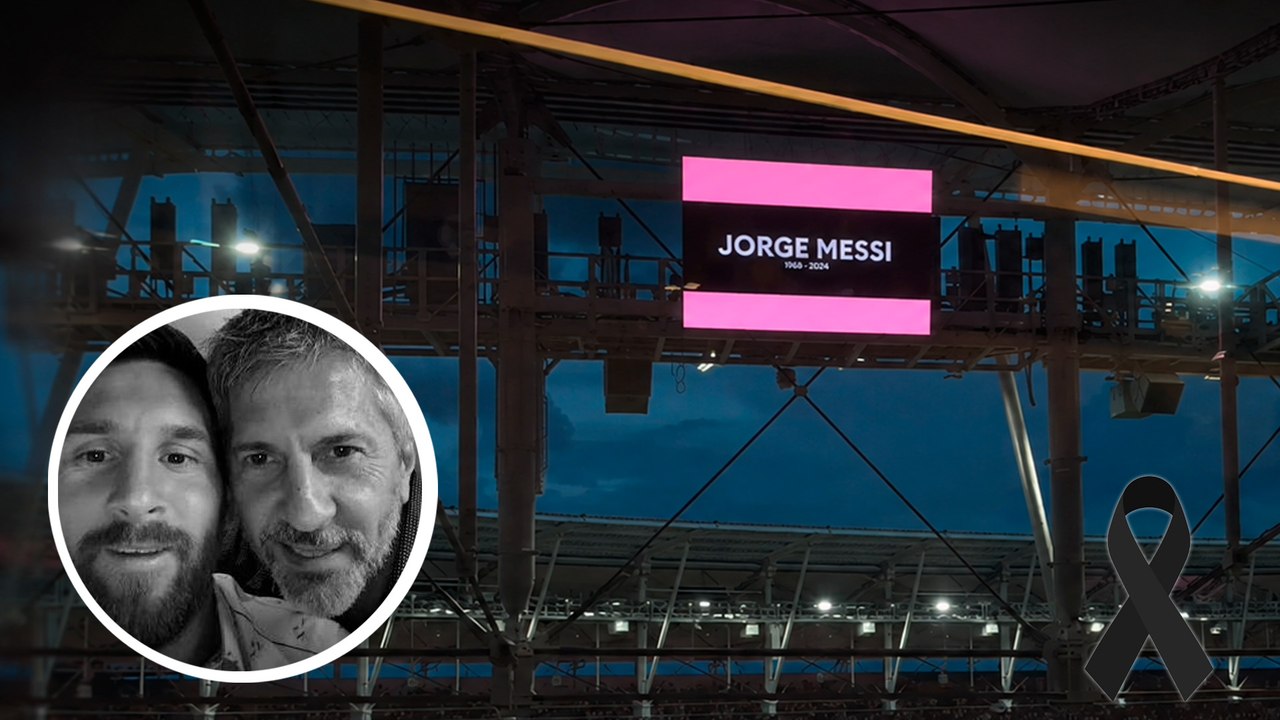 Messi: Tras muerte del padre del argentino, se guarda un minuto de silencio en el Inter Miami - Rayados
