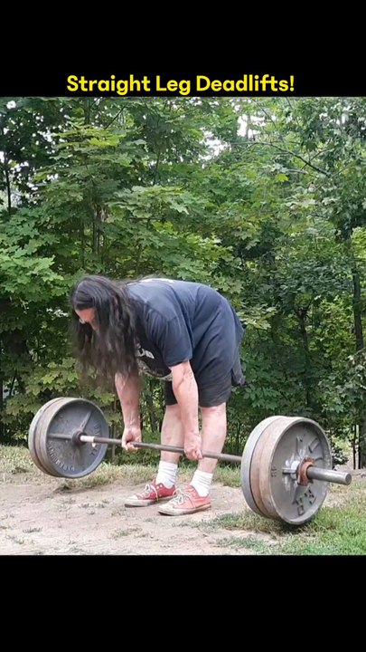 320lb Straight Leg Deadlifts