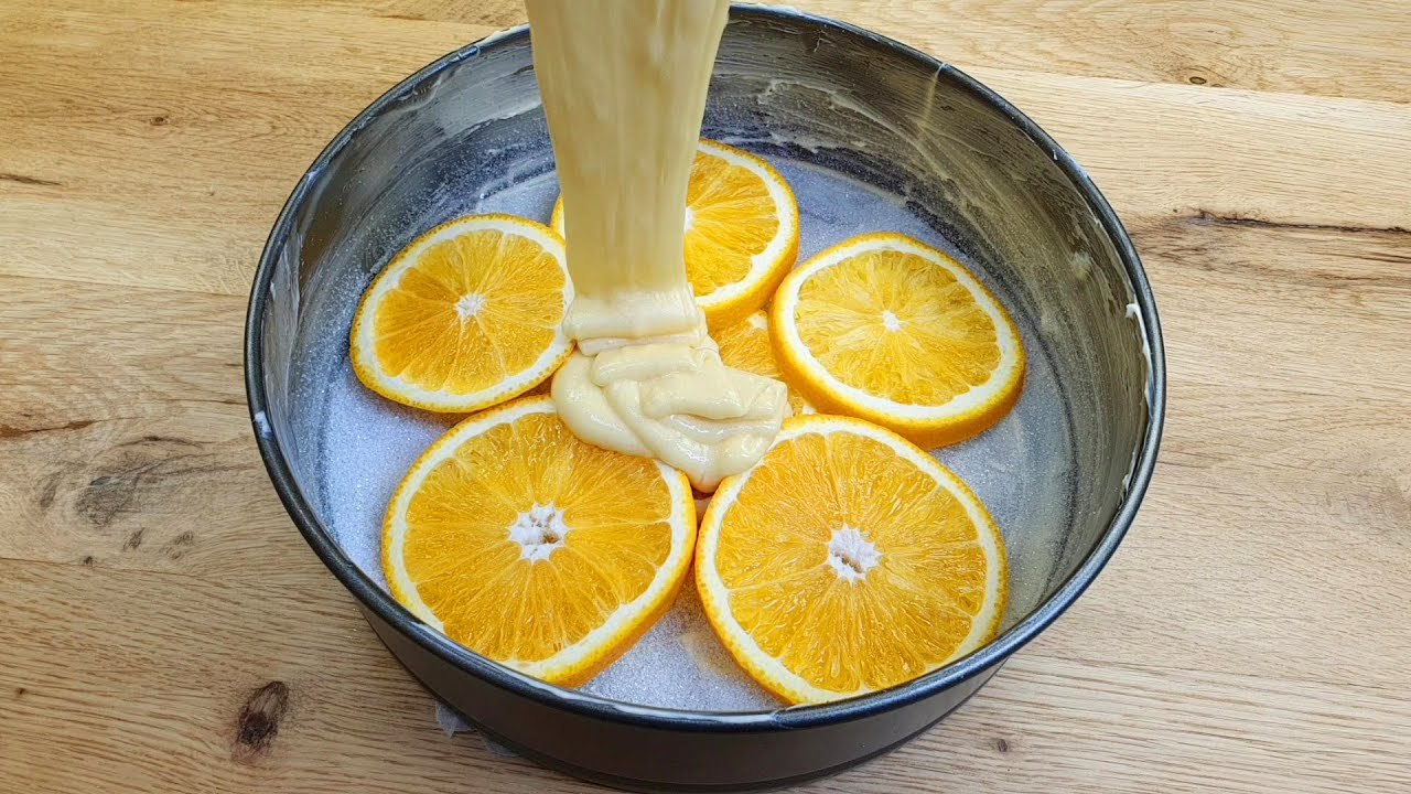 Leckeres Rezept für Kuchen mit Orange, ein schnelles Rezept, das die ganze Familie überraschen wird
