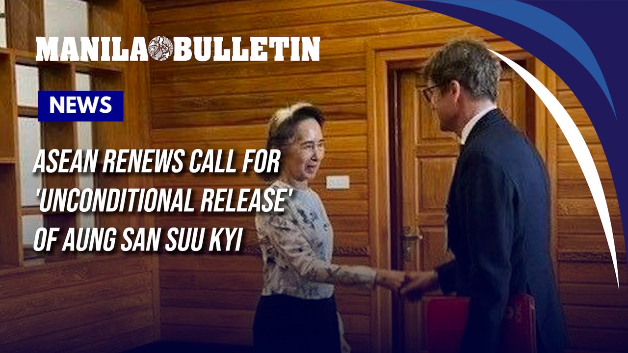 ASEAN renews call for 'unconditional release' of Aung San Suu Kyi