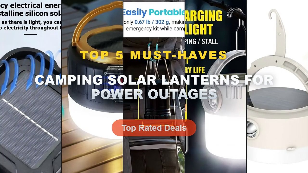 Why Everyone Is Buying Camping Solar Lanterns For Power Outages - Solar Camping Lantern Solar Lanterns For Power Outages...