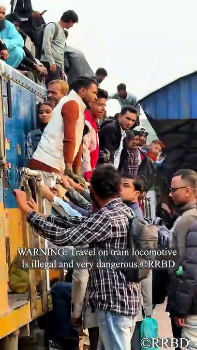 Travel safe, reach home safe. 🏠🚂