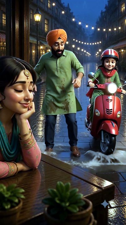 Santa Ki Pehli Date Ka Sach 😂 | Santa & Jeeto😂 Relatable Family Comedy | AI Animation | #Shorts