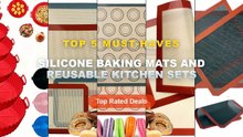 Amazing Silicone Baking Mats And Reusable Kitchen Sets You Need To See