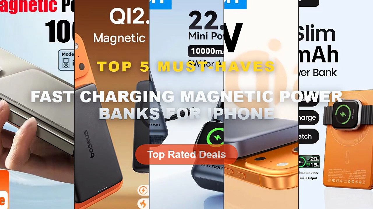 Amazing Fast Charging Magnetic Power Banks For IPhone You Need To See