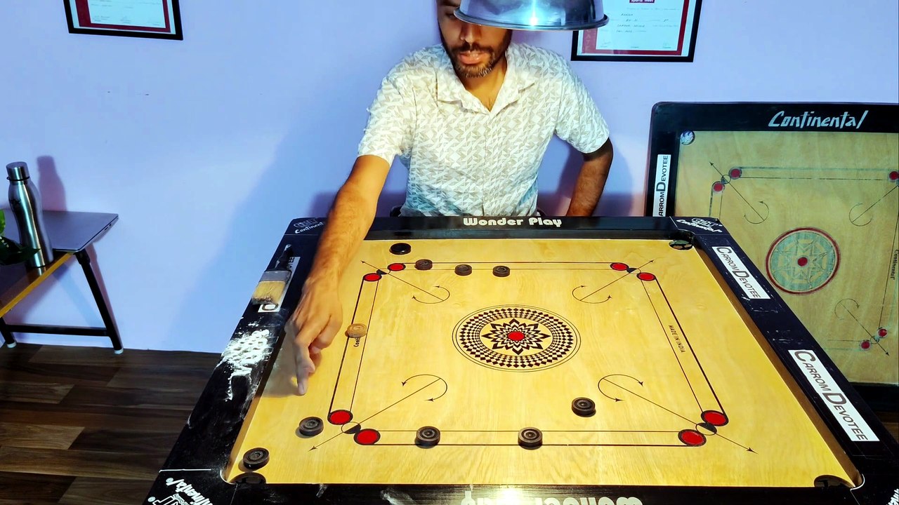 😱Carrom Spin Shot😳| Carrom trick shot |🎯