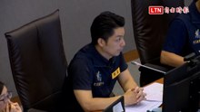 白海豚颱風第3次工作會報 會中頻提蔣萬安曾唸錯「戀戀水綠」
