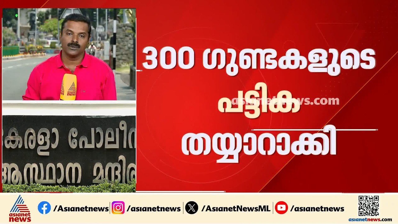 ഗുണ്ടകളെ കുരുക്കാൻ ഓപ്പറേഷൻ ഗ്രിപ്പുമായി വീണ്ടും പൊലീസ്; 300 ഗുണ്ടകളുടെ ...