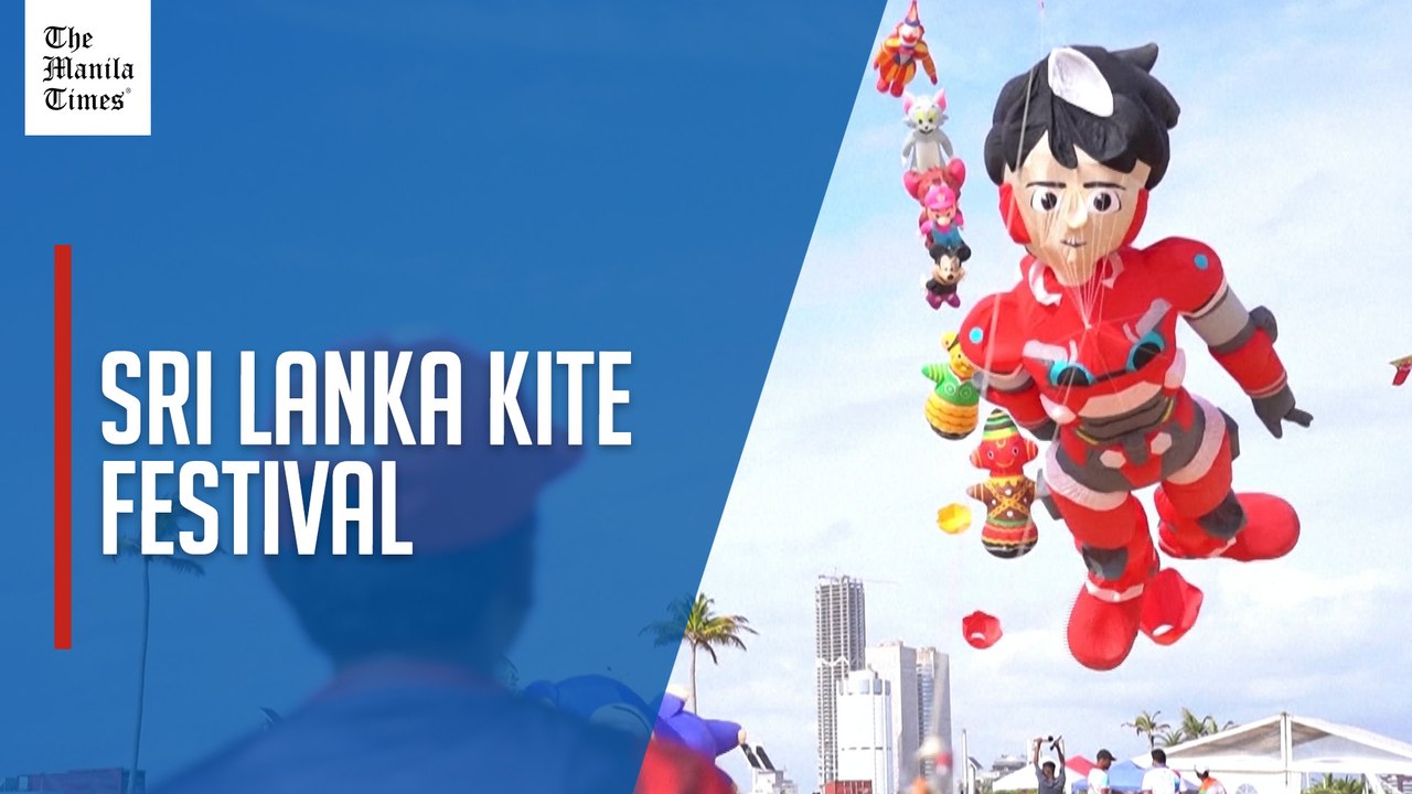 Kite festival fills skies over Sri Lanka's capital