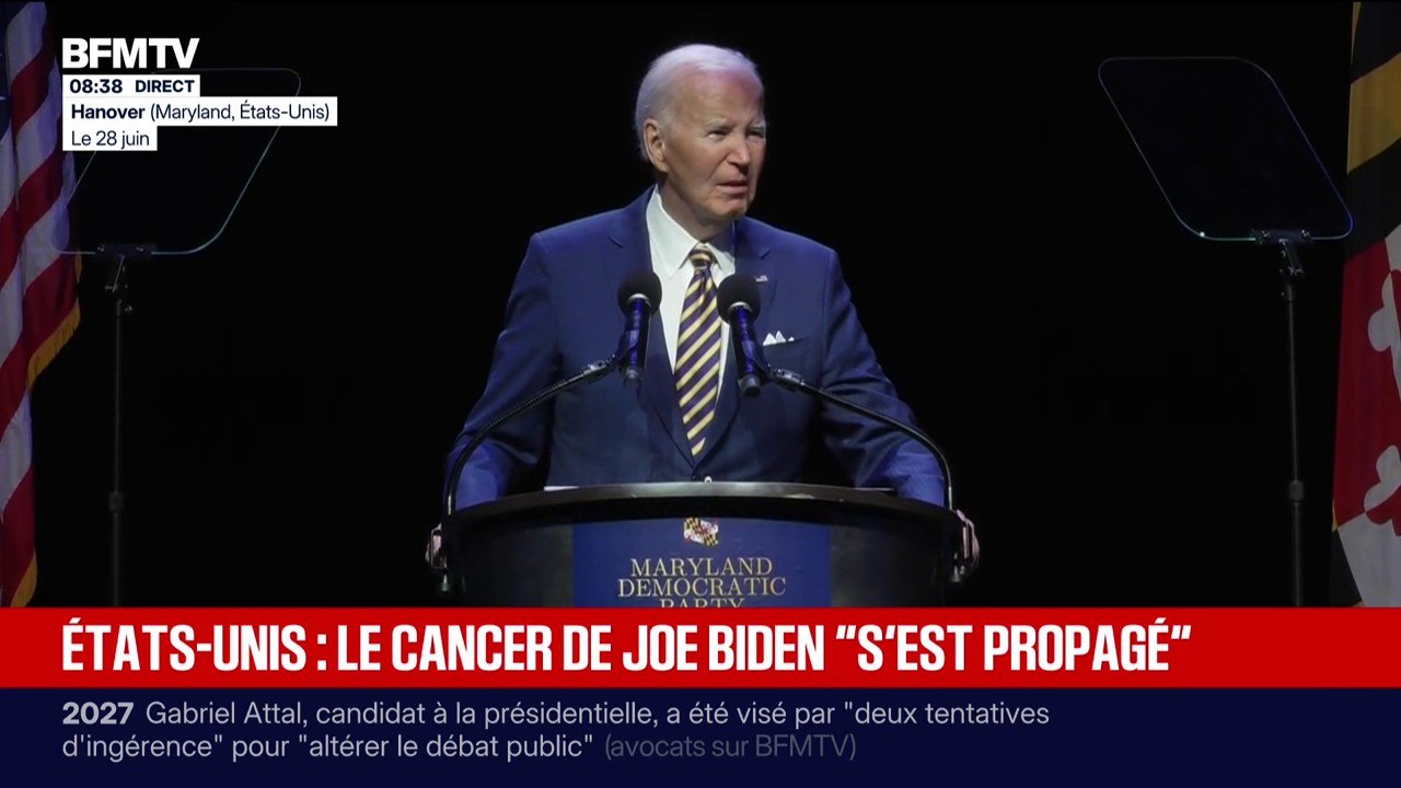 Le cancer de Joe Biden "s'est propagé", selon son fils