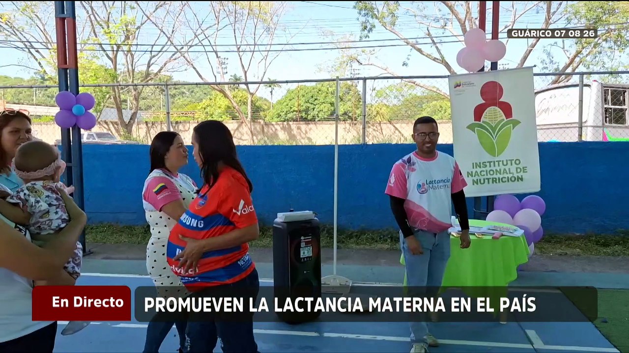 Madres guariqueñas celebraron Semana Mundial de la Lactancia Materna en jornadas de educación