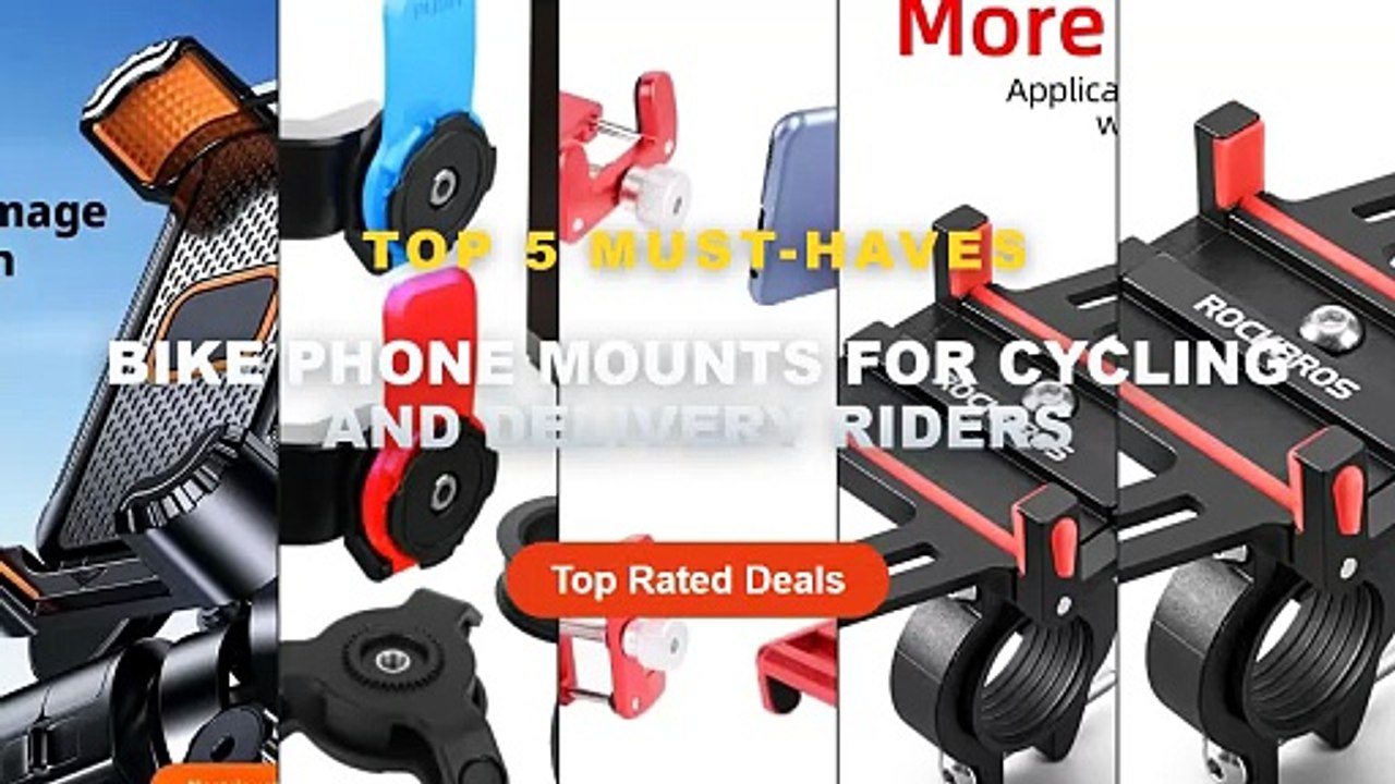 Bike Phone Mounts For Cycling And Delivery Riders: Top 5 Best Sellers