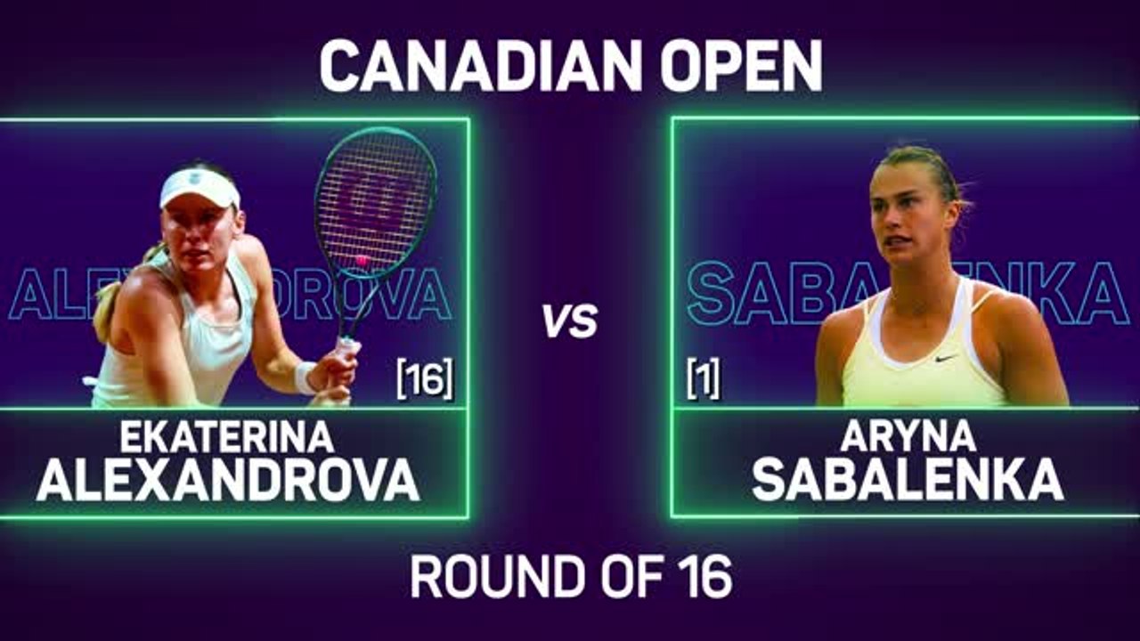 Sabalenka shocked by Alexandrova in three sets