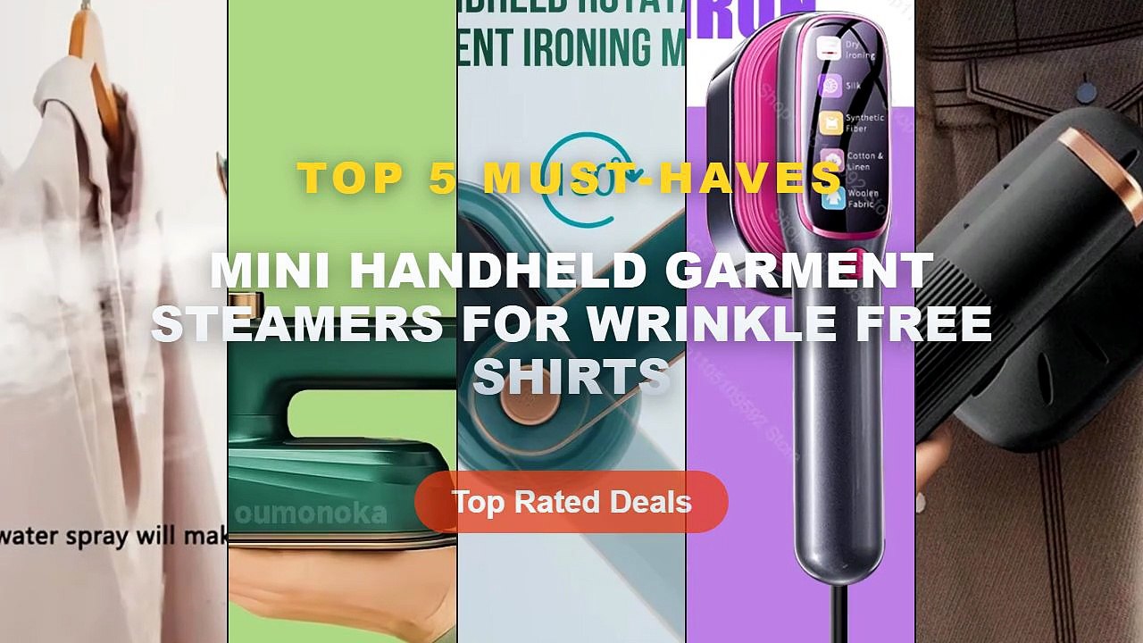 Amazing Mini Handheld Garment Steamers For Wrinkle Free Shirts You Need To See