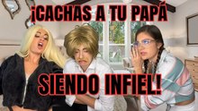 Descubres que tu papá le está siendo infiel a tu mamá
