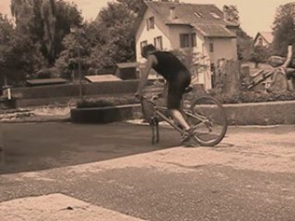 Bike Stunt - Wheeling Without Front Wheel