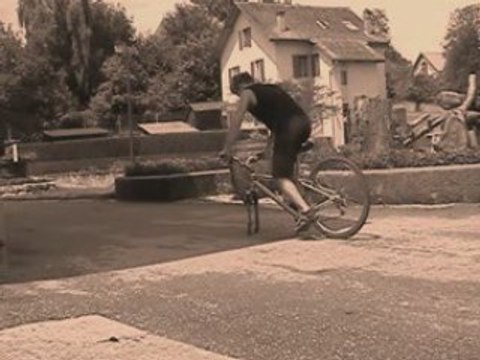 Bike Stunt - Wheeling Without Front Wheel