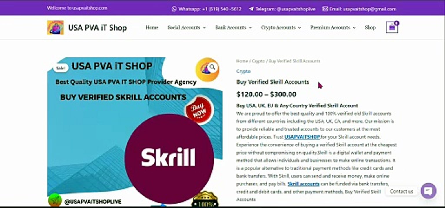 How to Purchase Verified Skrill Accounts from 100 ...
