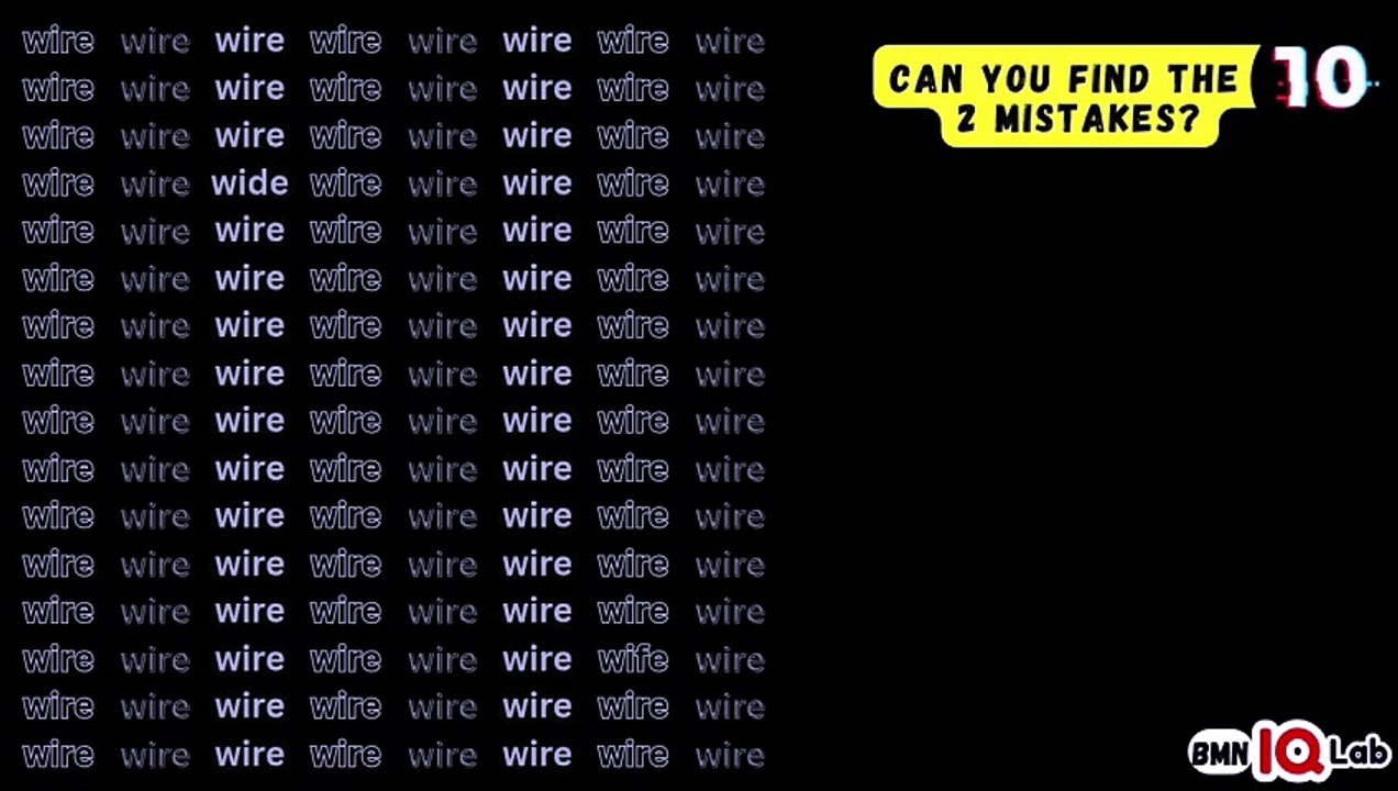 #DontBlink 😒 Can you find the 2 mistakes? 🔎