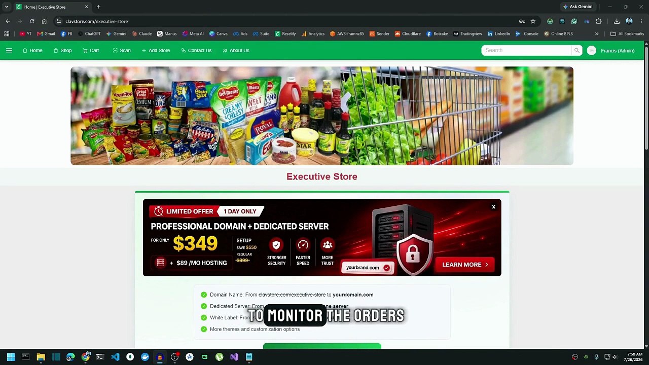 Step 5. How you can manipulate customer's order done online