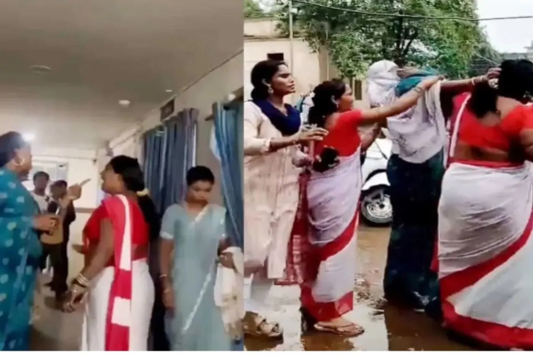 महिला एल्डरमैन और सफाईकर्मी भिड़ीं