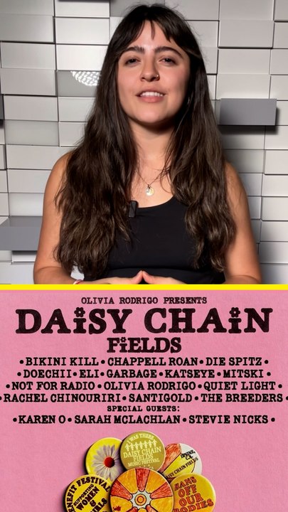 Olivia Rodrigo lanza el Daisy Chain Fields, un festival solo de mujeres