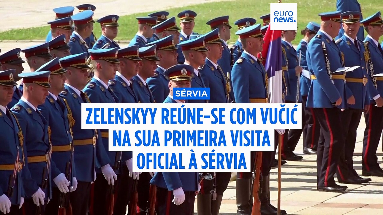 Sérvia: Vučić dá sinal a Bruxelas e Moscovo ao receber Zelenskyy com pompa