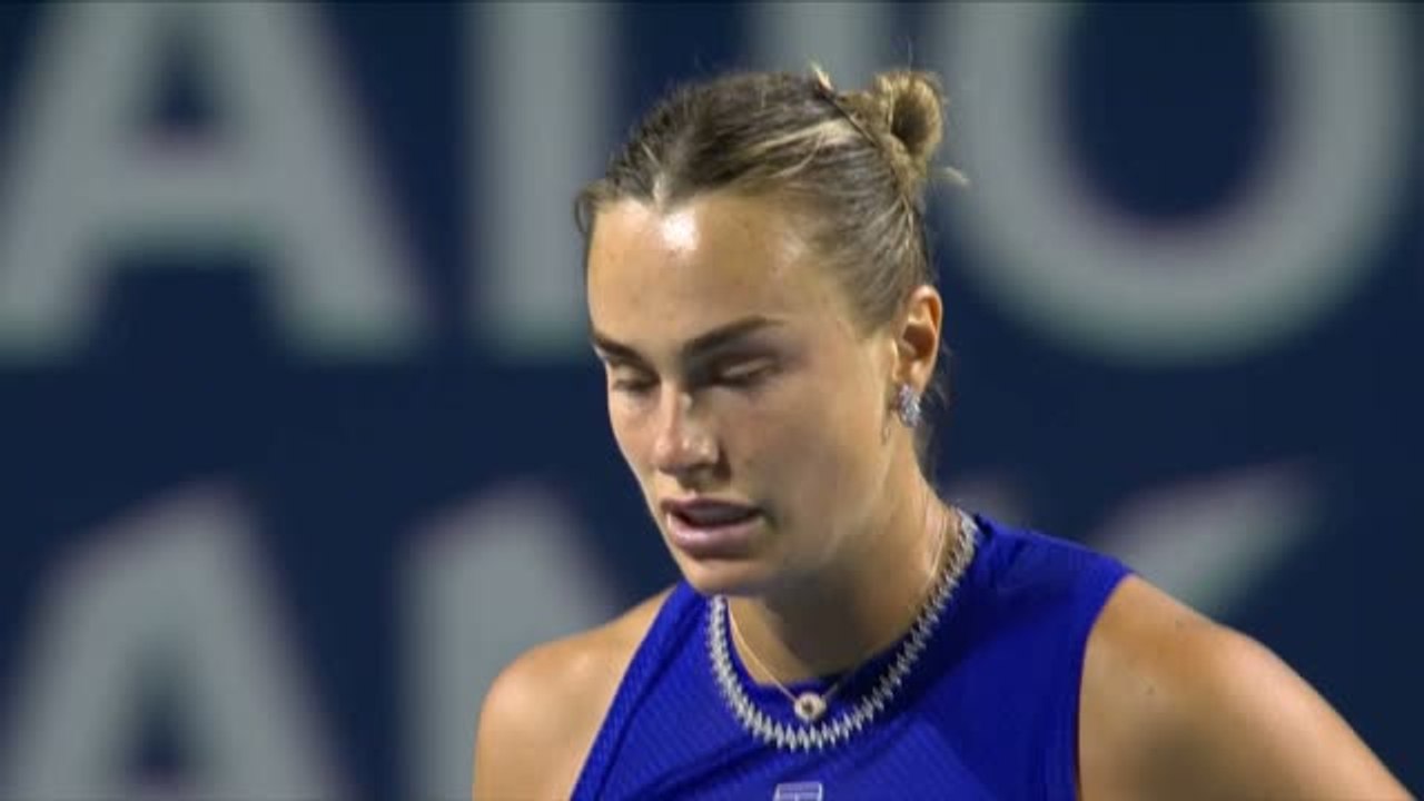 Toronto - Sabalenka prend la porte