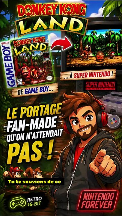 Ce fan made transforme Donkey Kong Land sur Super NES !