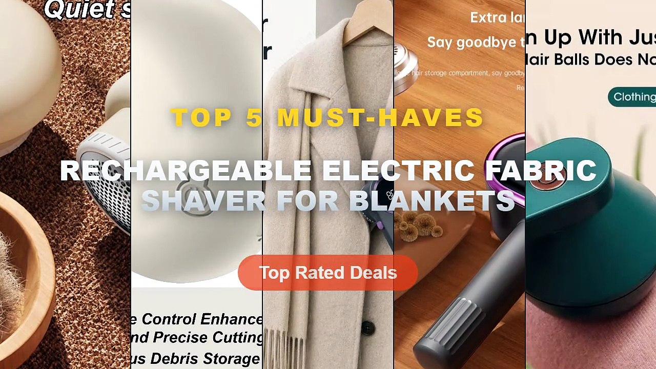 Ultimate Guide to the Best Rechargeable Electric Fabric Shaver For Blankets - Portable Electric Rechargeable Lint Shaver...