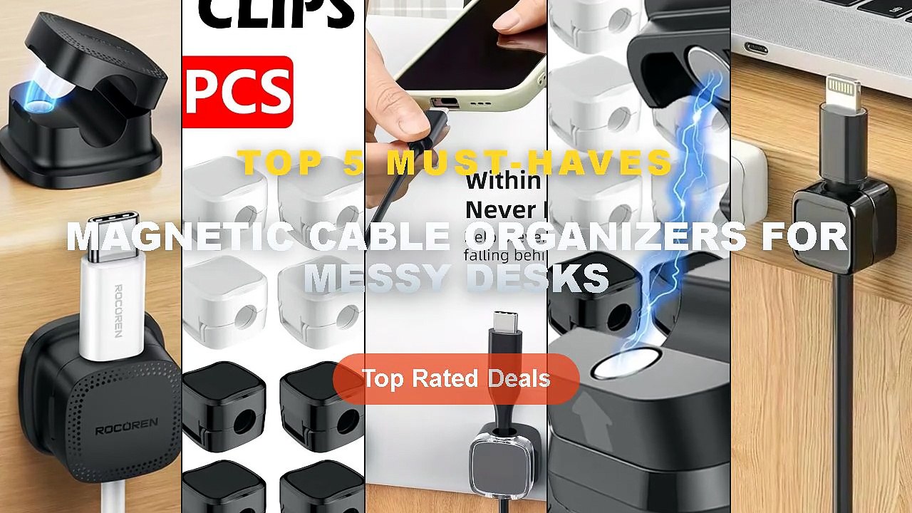 Why Everyone Is Buying Magnetic Cable Organizers For Messy Desks