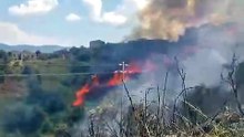 Rometta vasto incendio