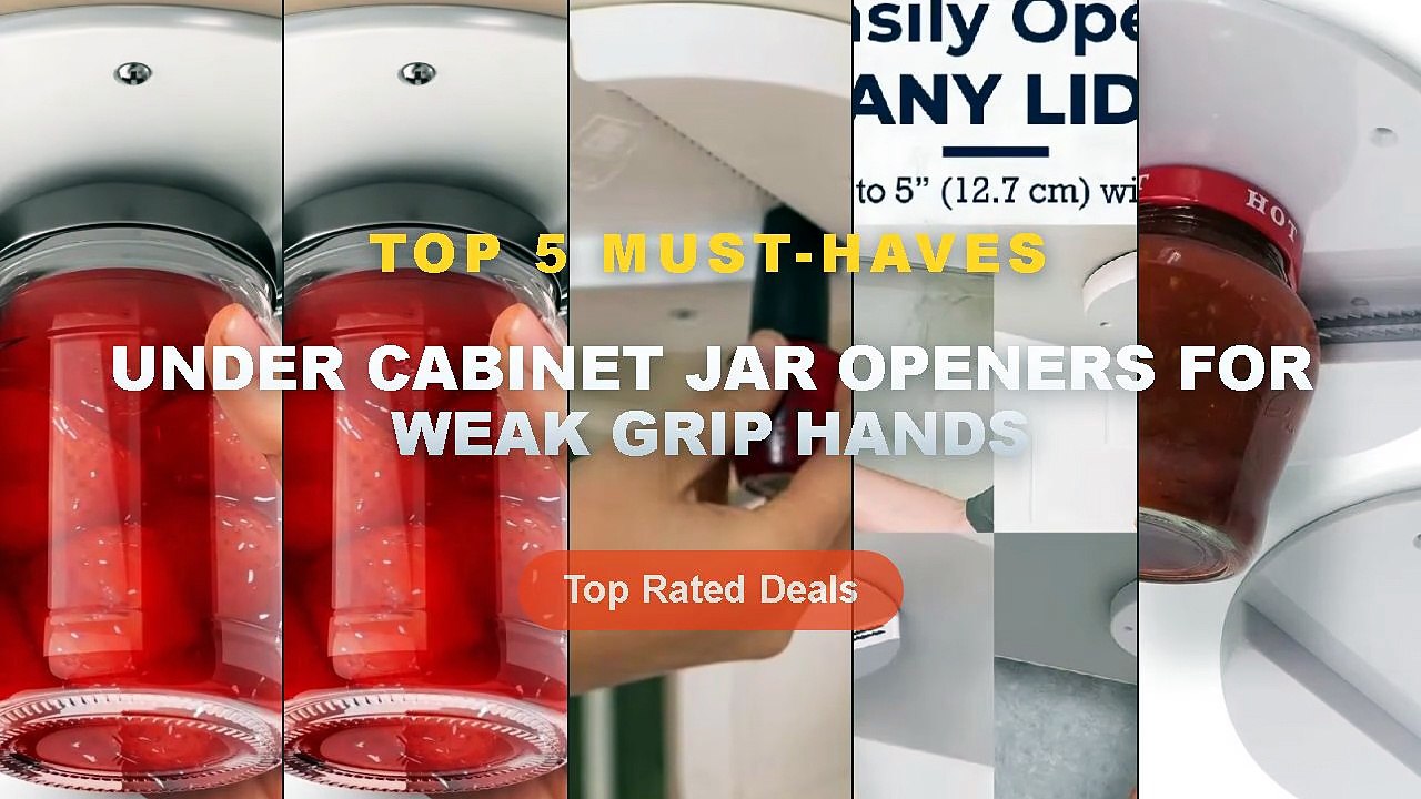 Why Everyone Is Buying Under Cabinet Jar Openers For Weak Grip Hands - New 1pcs Under Cabinet Jar Openers for Weak Hand ...