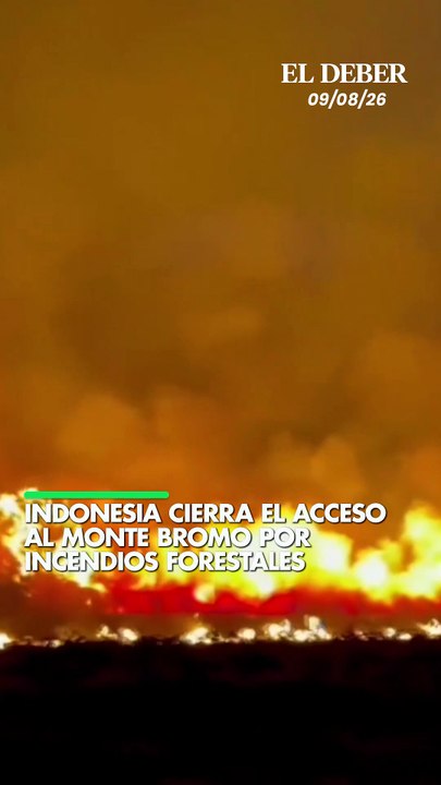 INDONESIA CIERRA EL ACCESO AL MONTE BROMO POR INCENDIOS FORESTALES