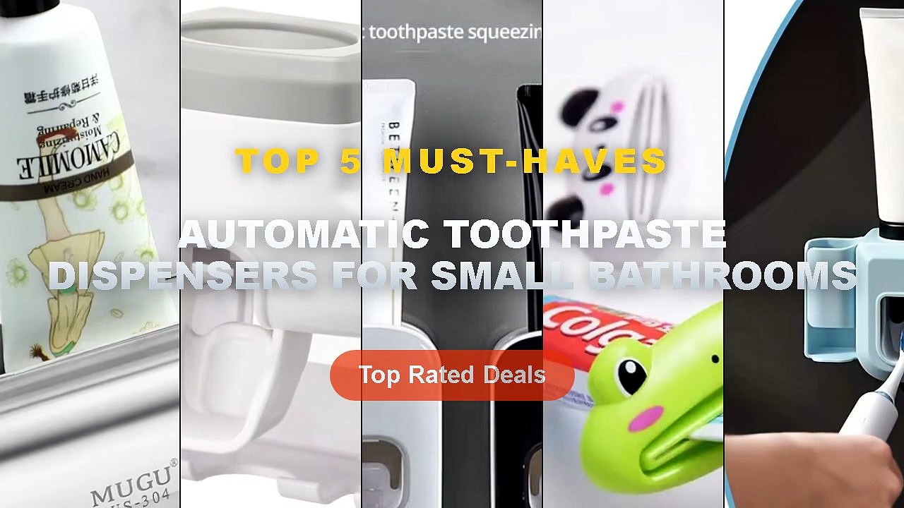 Amazing Automatic Toothpaste Dispensers For Small Bathrooms You Need To See - 1pc Automatic Toothpaste Dispenser Creativ...